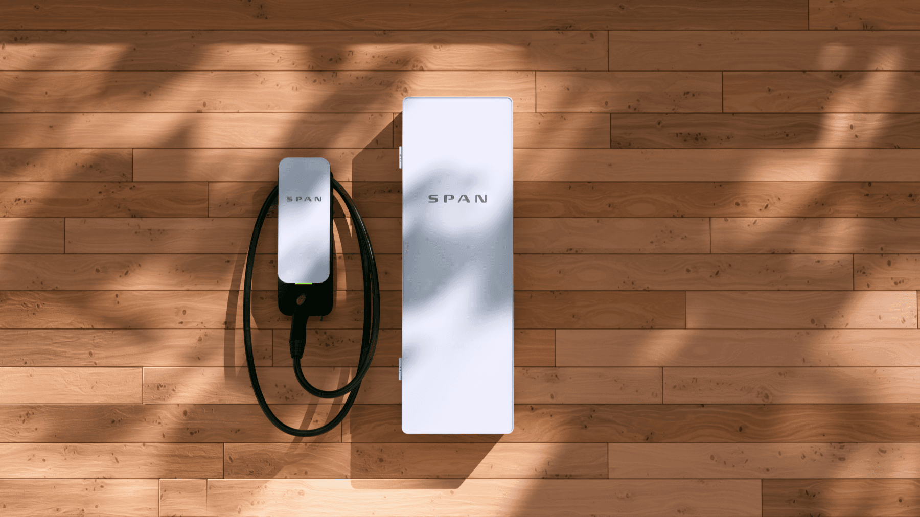 SPAN Drive EV charger with smart panel